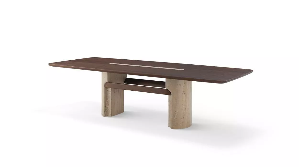 Platine Dining Table Roche Bobois Low-poly 3D model_0
