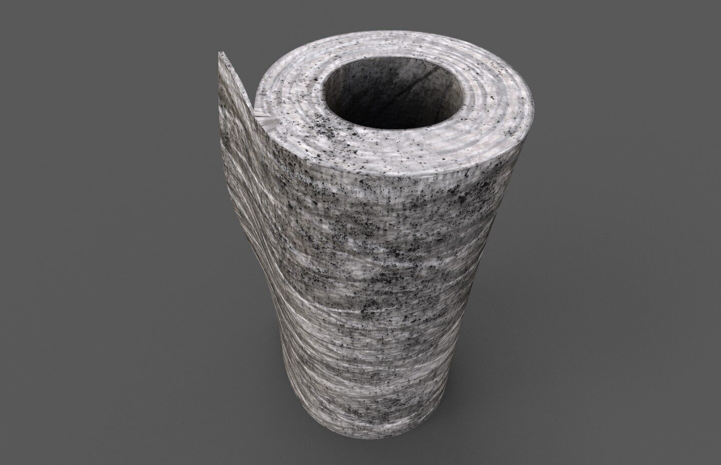 Old wound dressing Low-poly 3D model_3