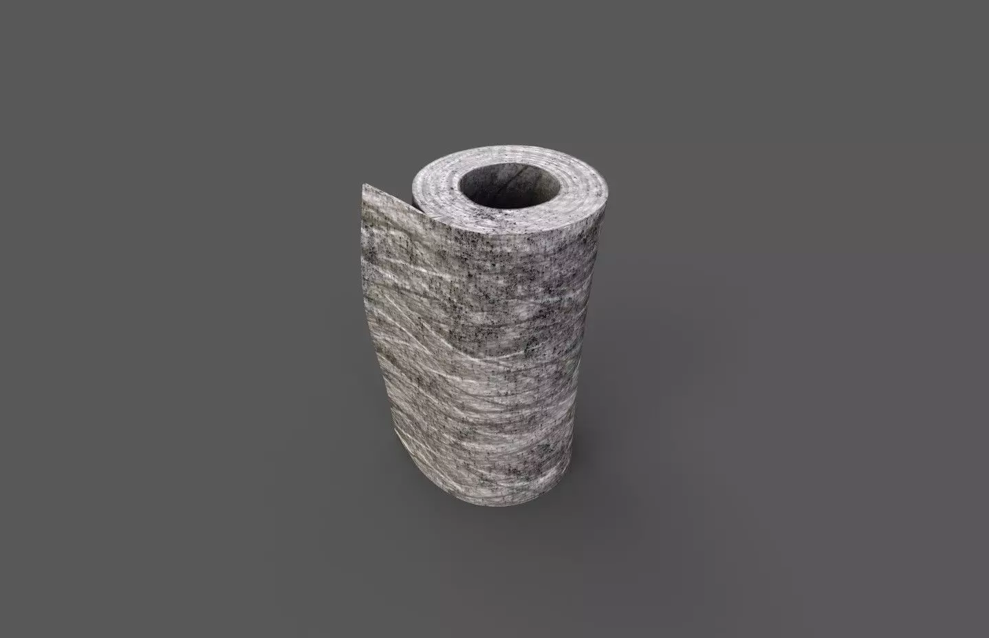 Old wound dressing Low-poly 3D model_0