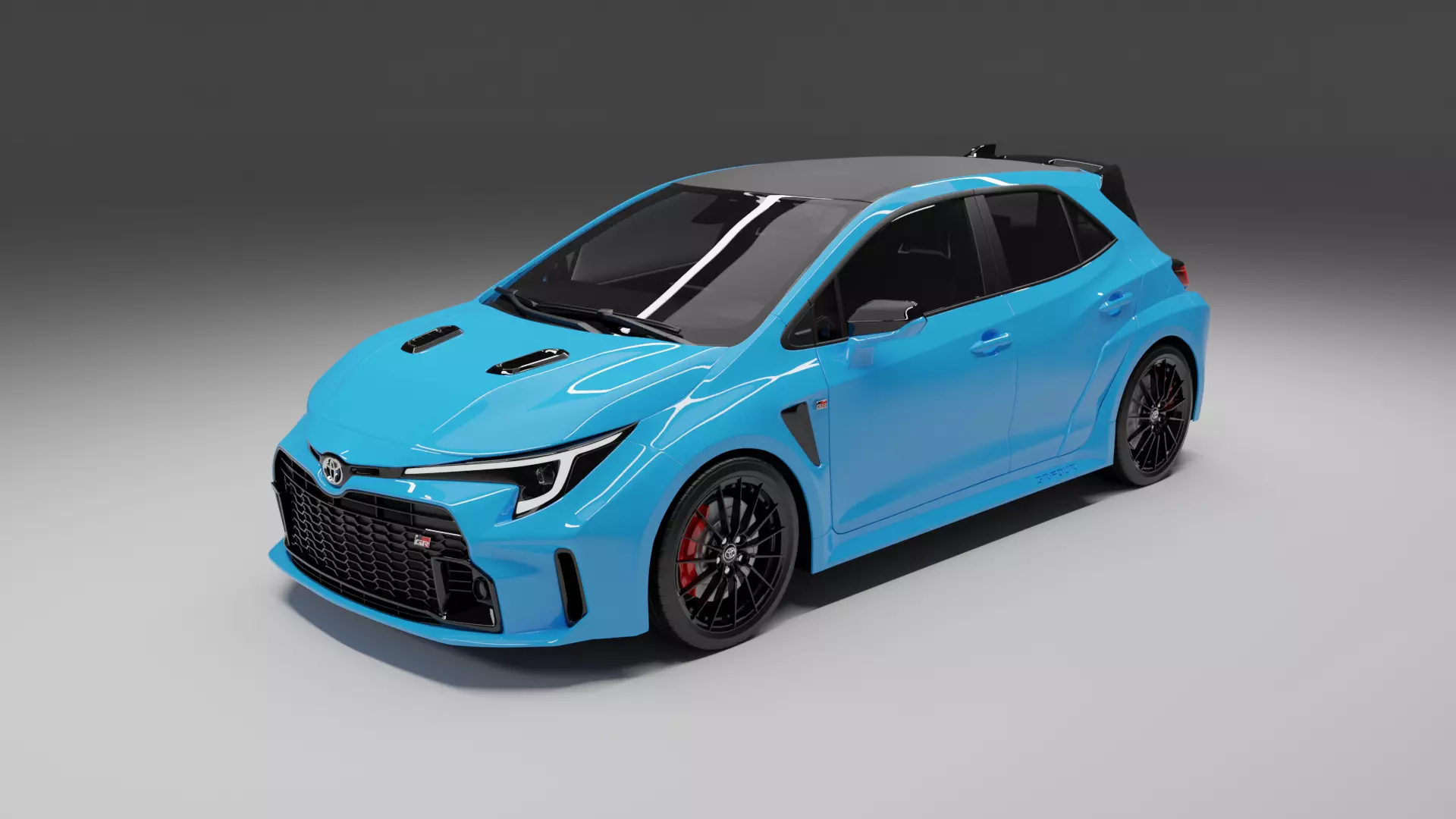 TOYOTA COROLLA GR CIRCUIT EDITION BLUE FLAME 3D model_0