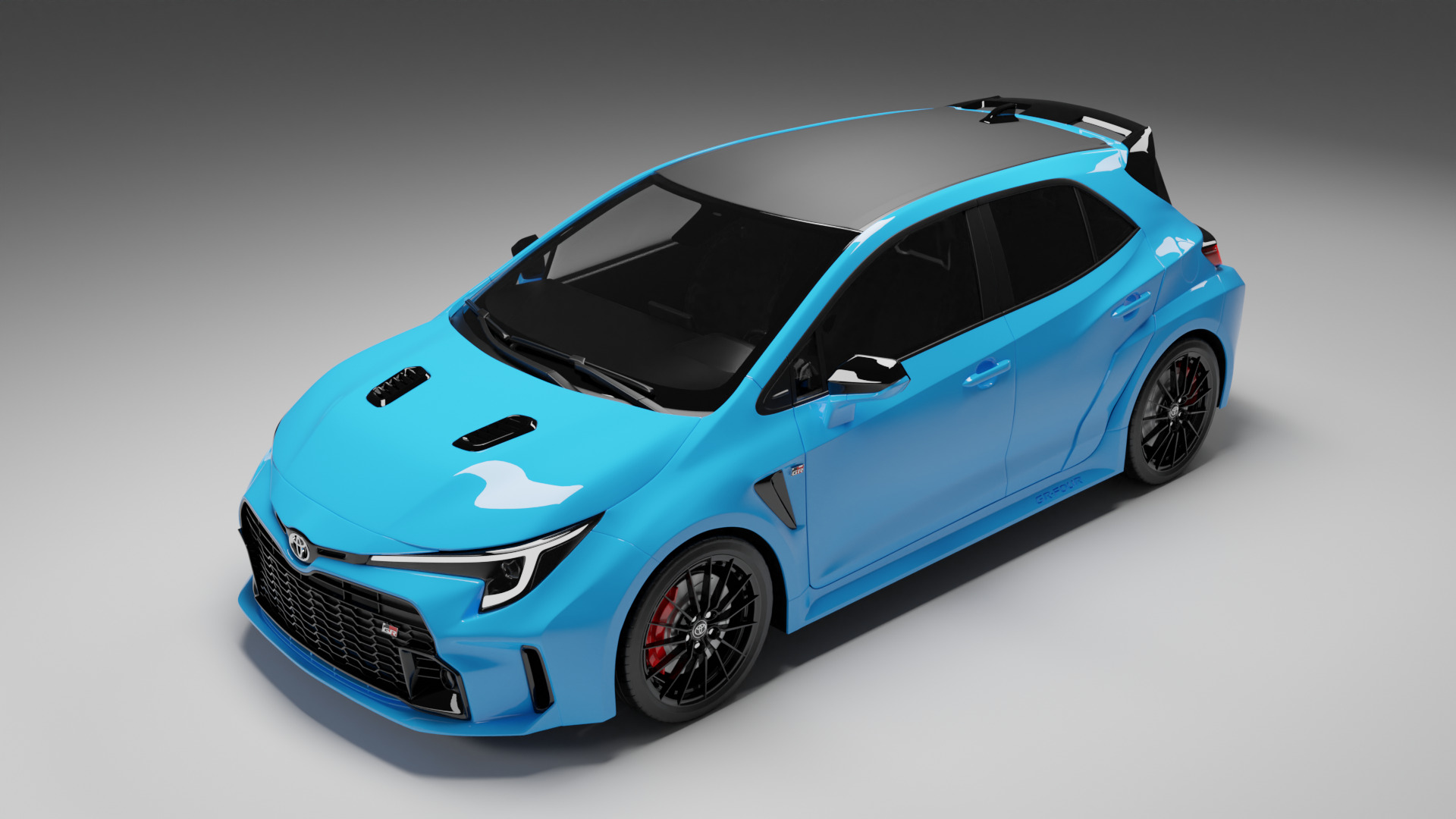 TOYOTA COROLLA GR CIRCUIT EDITION BLUE FLAME 3D model_1