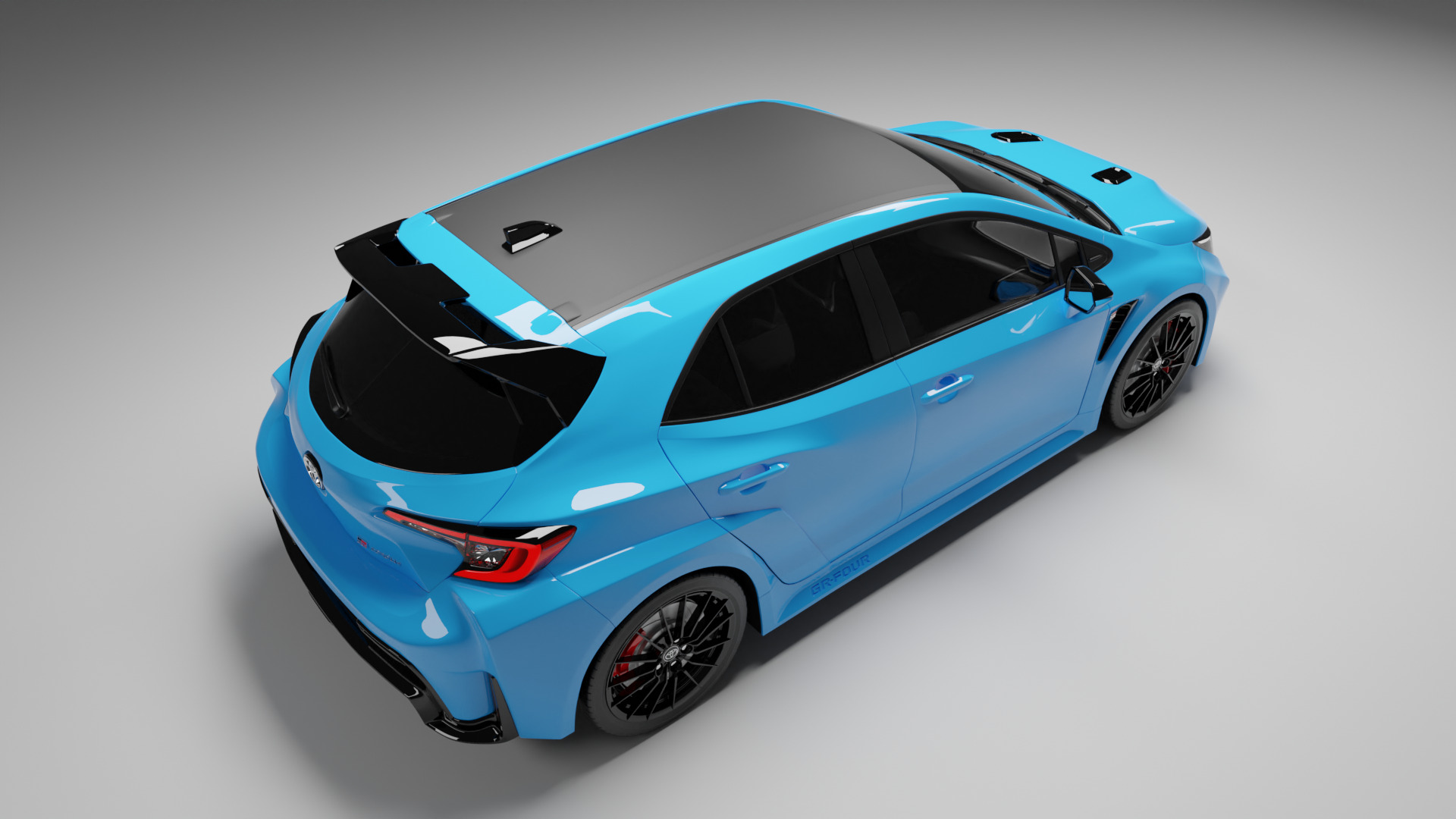 TOYOTA COROLLA GR CIRCUIT EDITION BLUE FLAME 3D model_3
