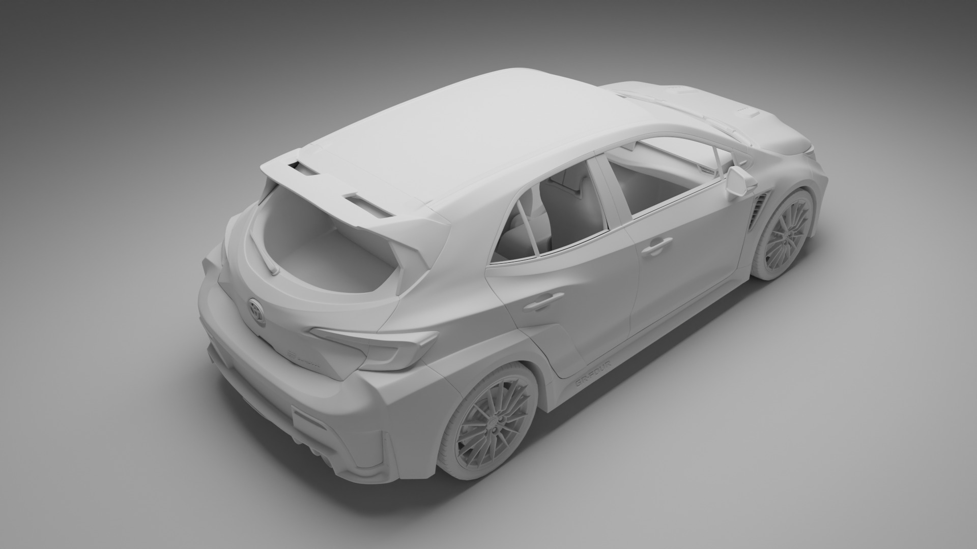 TOYOTA COROLLA GR CIRCUIT EDITION BLUE FLAME 3D model_9