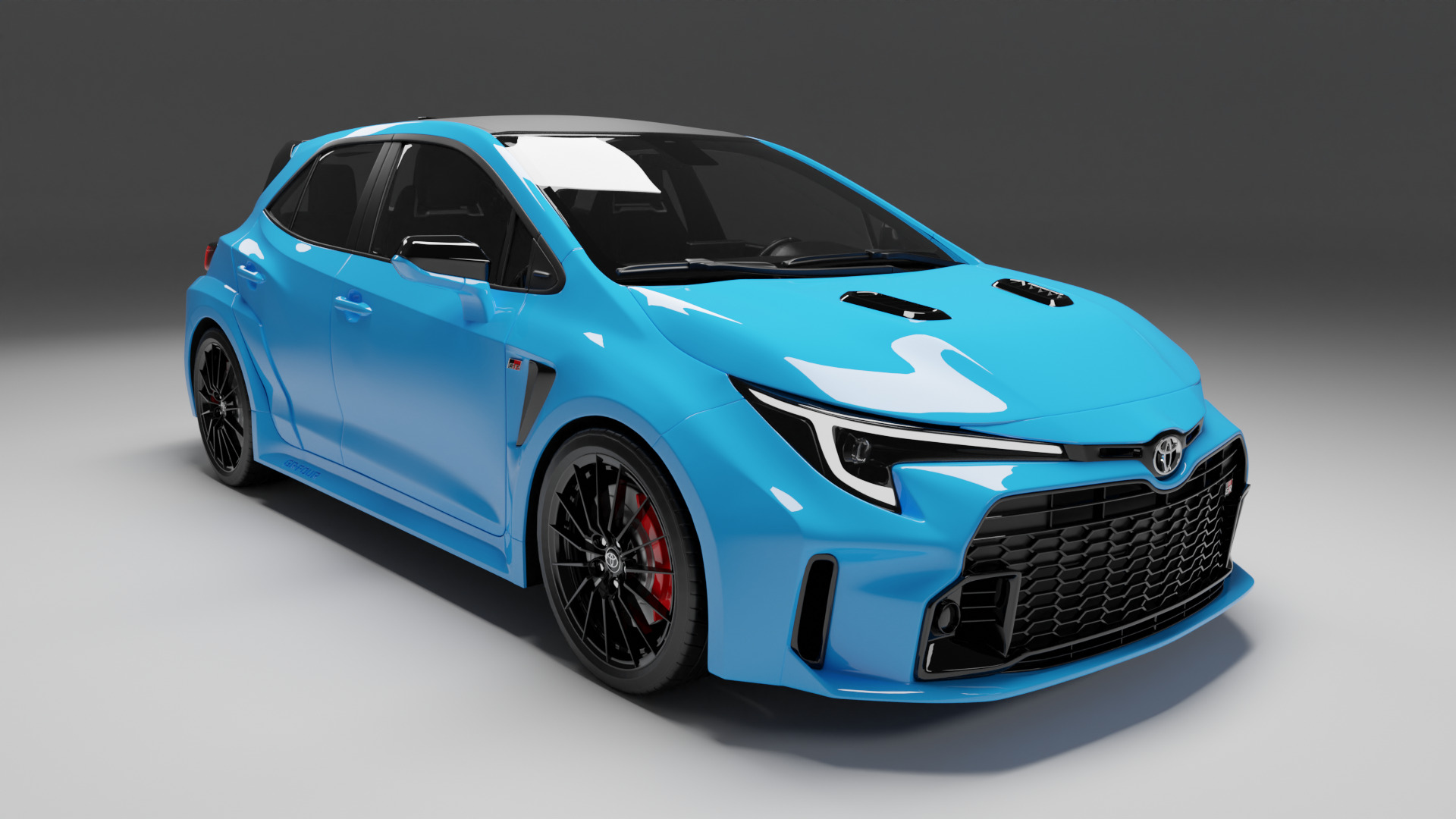 TOYOTA COROLLA GR CIRCUIT EDITION BLUE FLAME 3D model_2