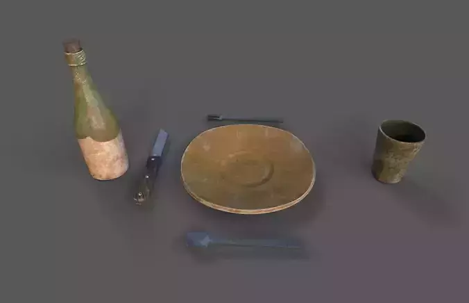 Medieval tableware
