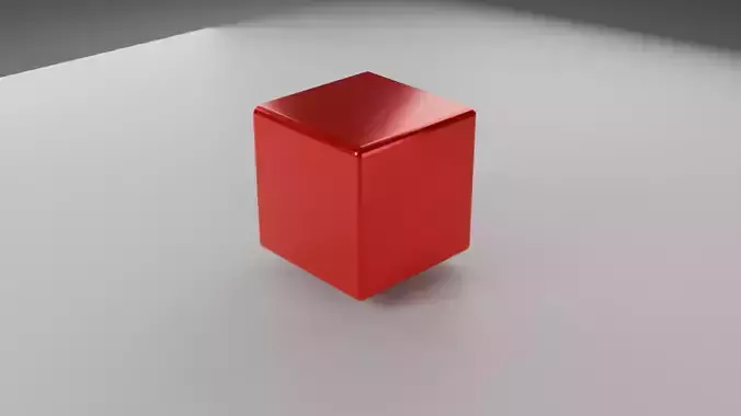 Bevel Cube 3D Model 3D model