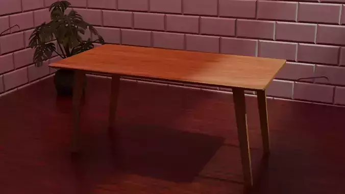 Modern Wood Table