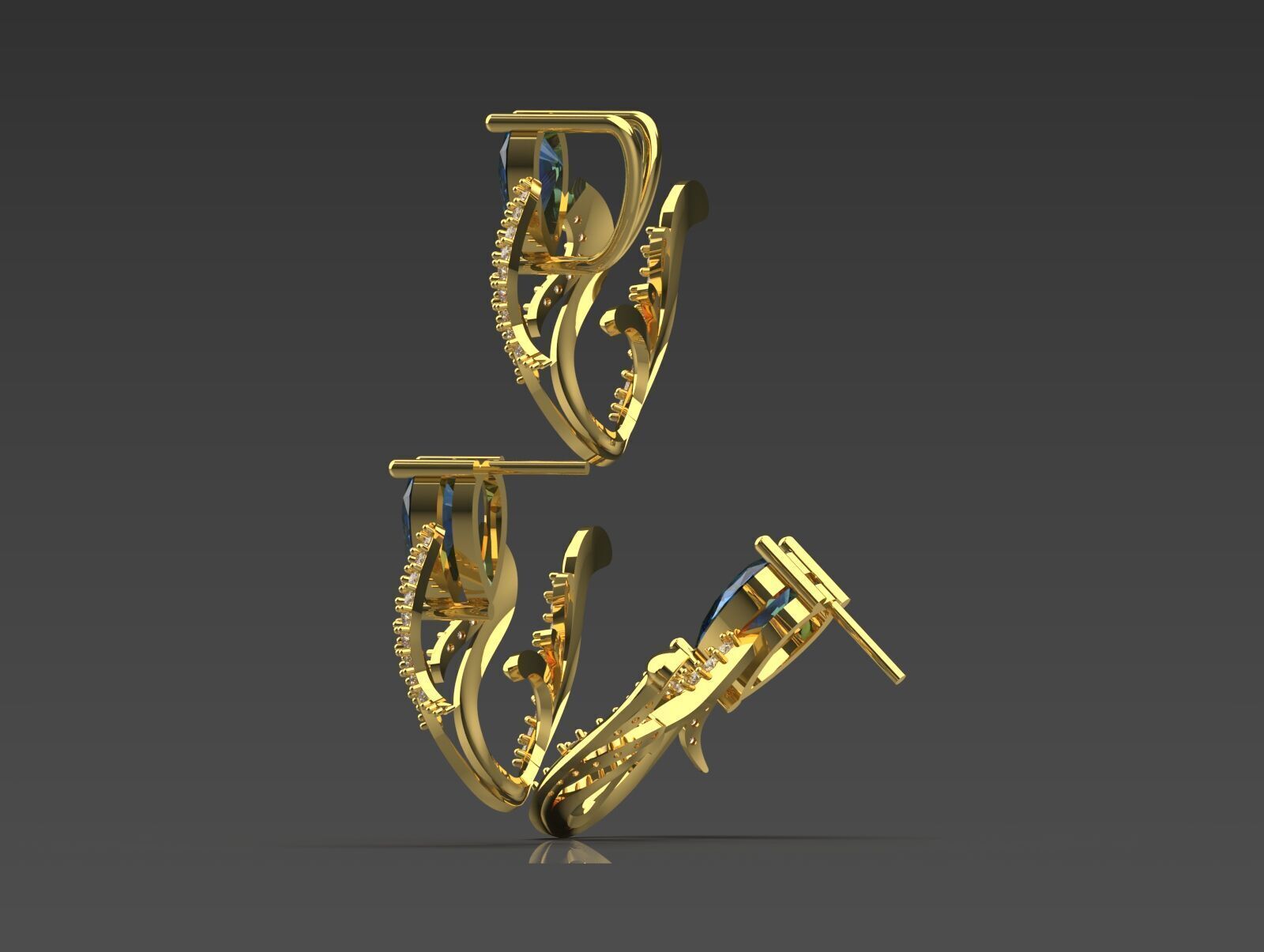 jewelry set js0006 3D print model_2