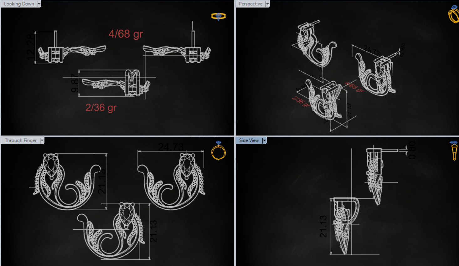 jewelry set js0006 3D print model_26