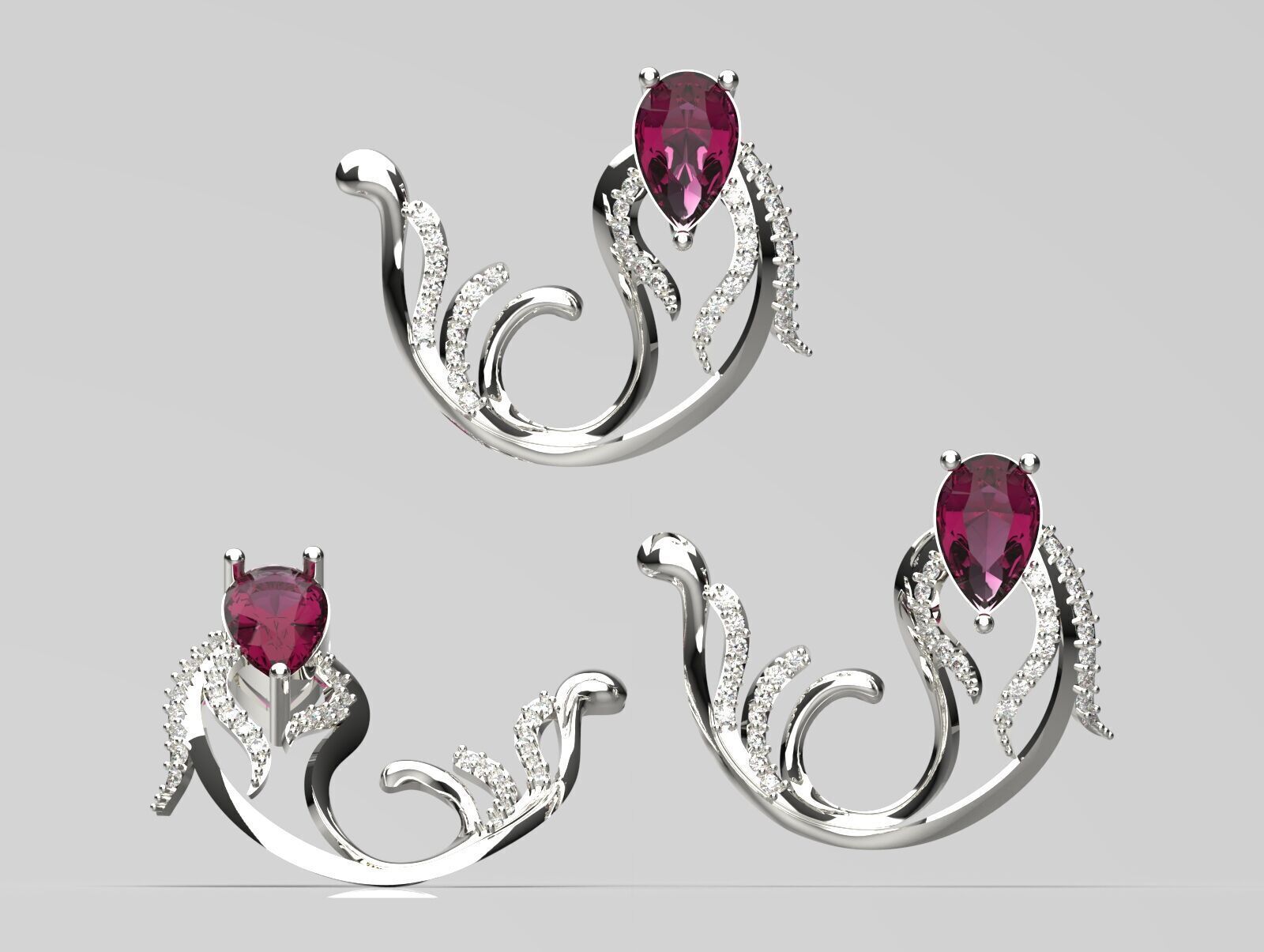 jewelry set js0006 3D print model_29