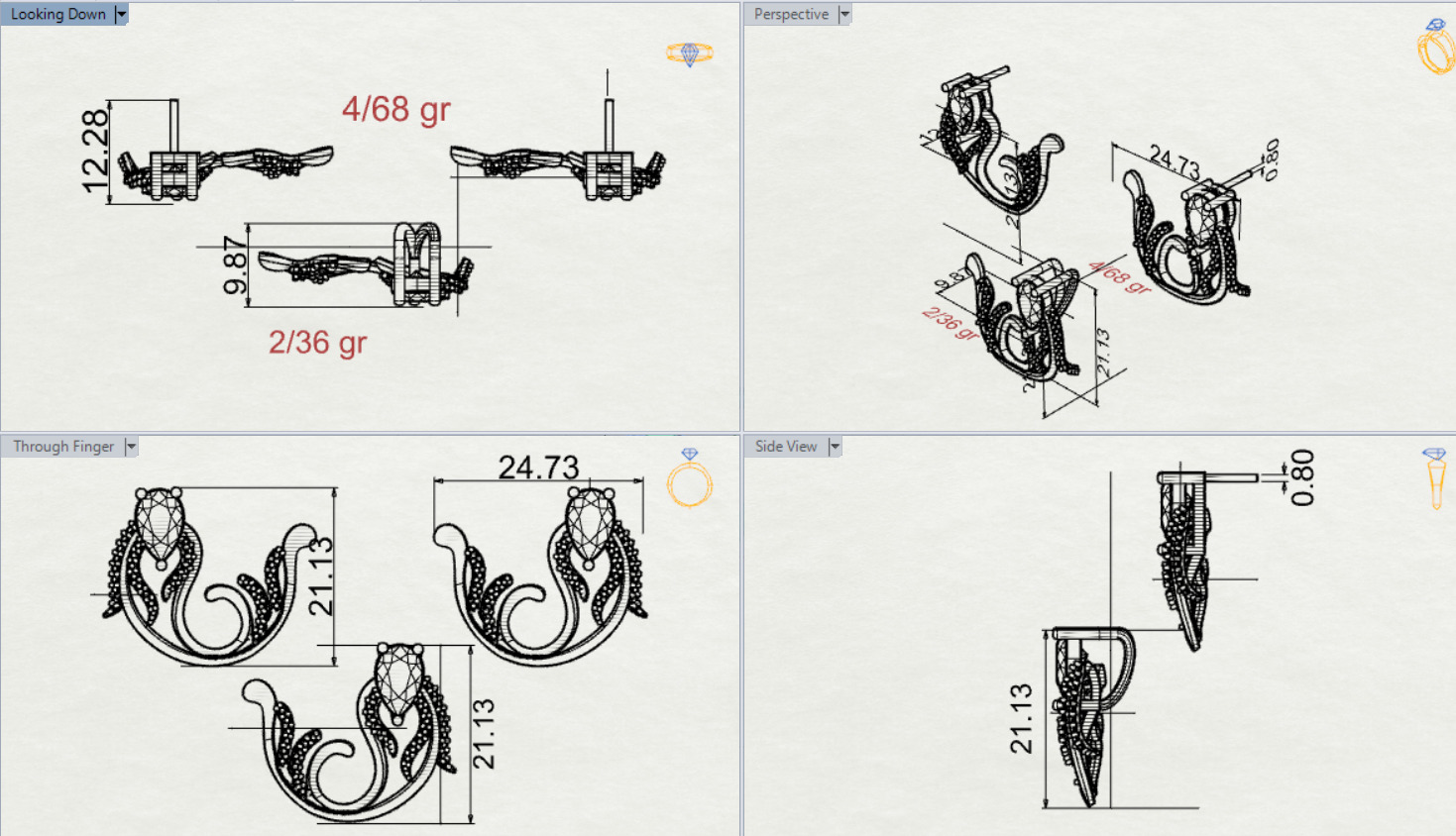 jewelry set js0006 3D print model_21