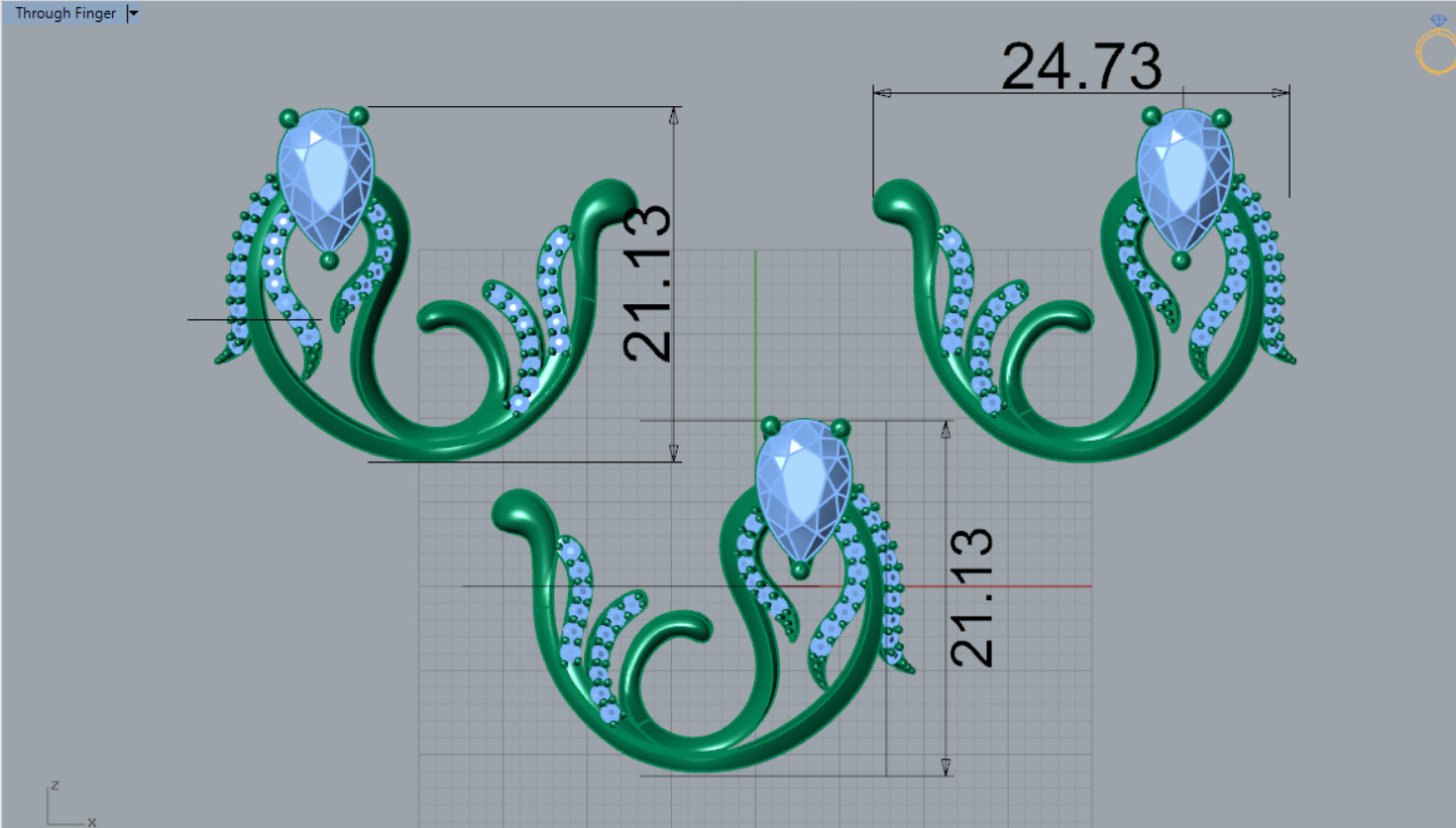 jewelry set js0006 3D print model_13