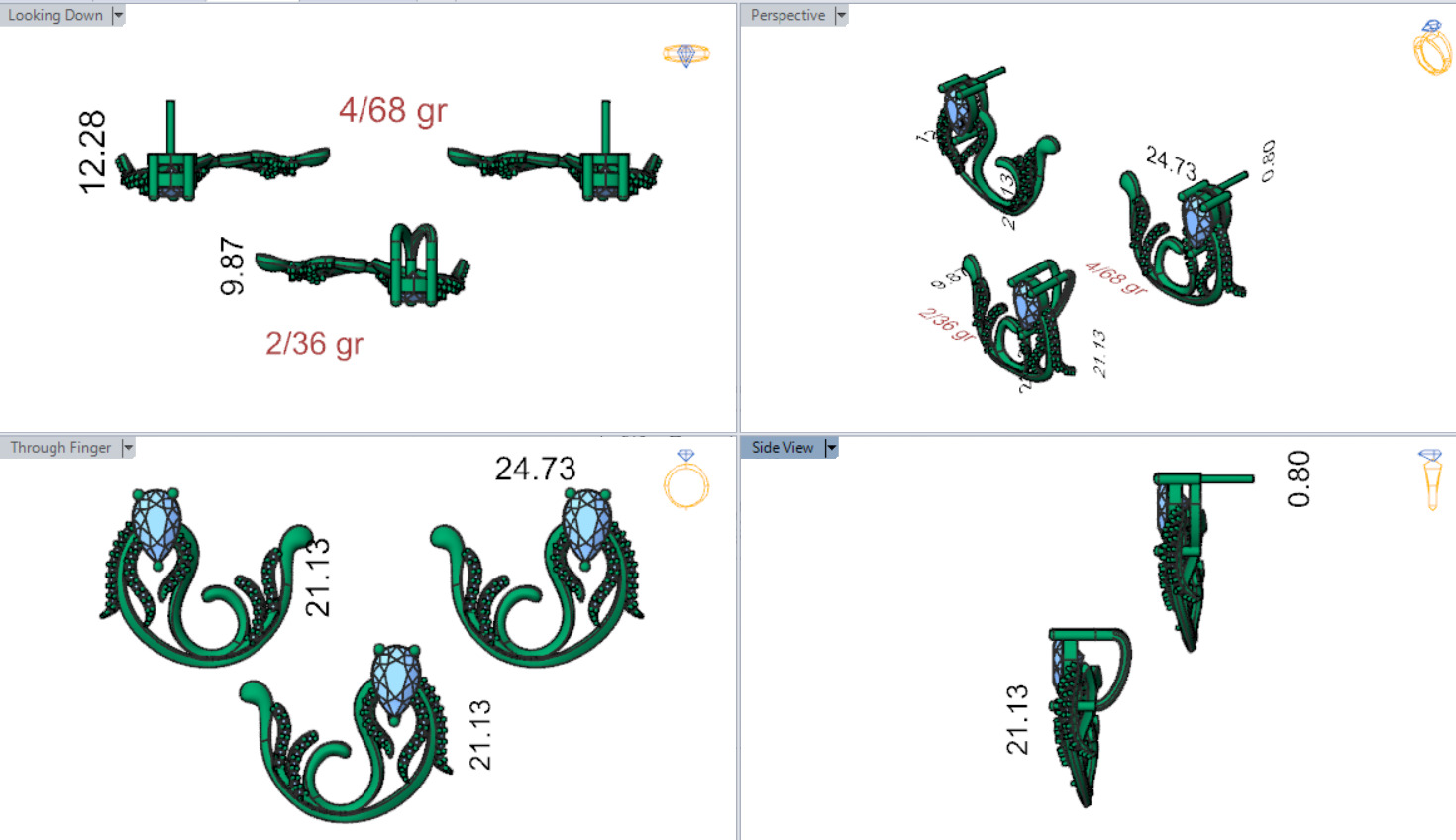 jewelry set js0006 3D print model_27
