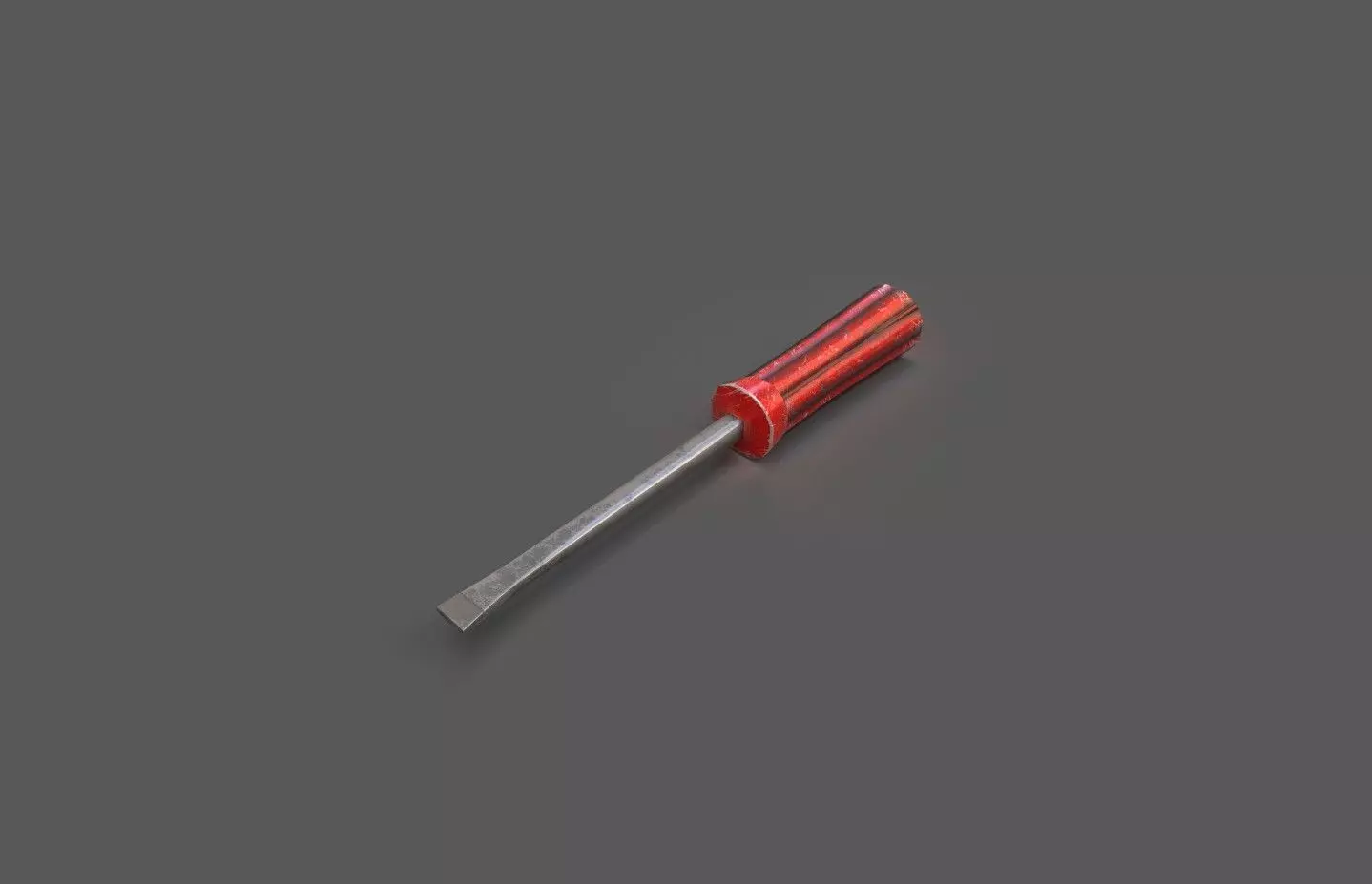 Screwdriver Low-poly 3D model_0