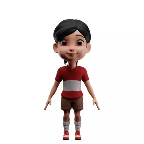 School Girl 3D model