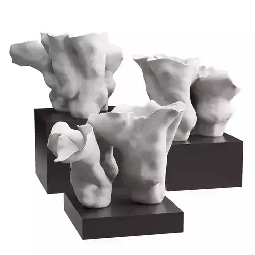Levadnaja Solomeya vase Low-poly 3D model