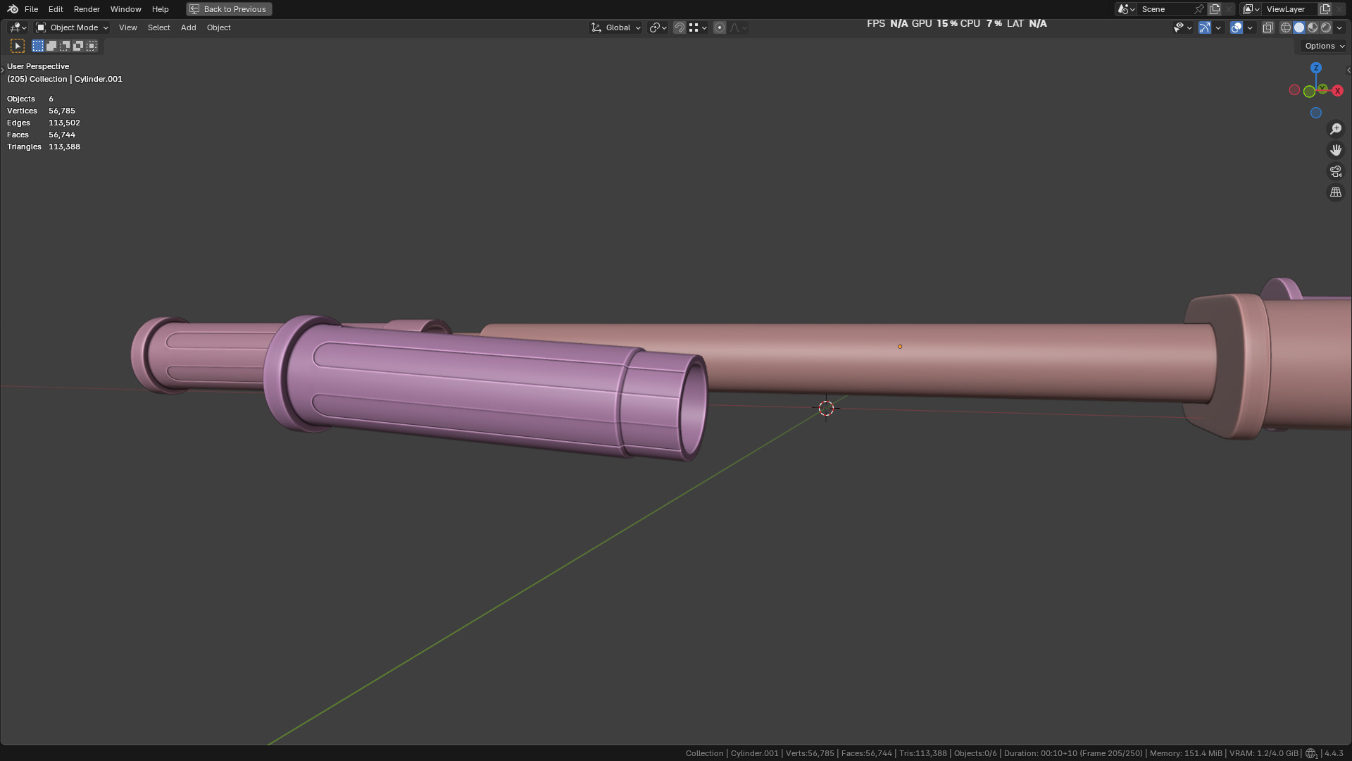 Insulin Syringe 100 mL 3D model_47