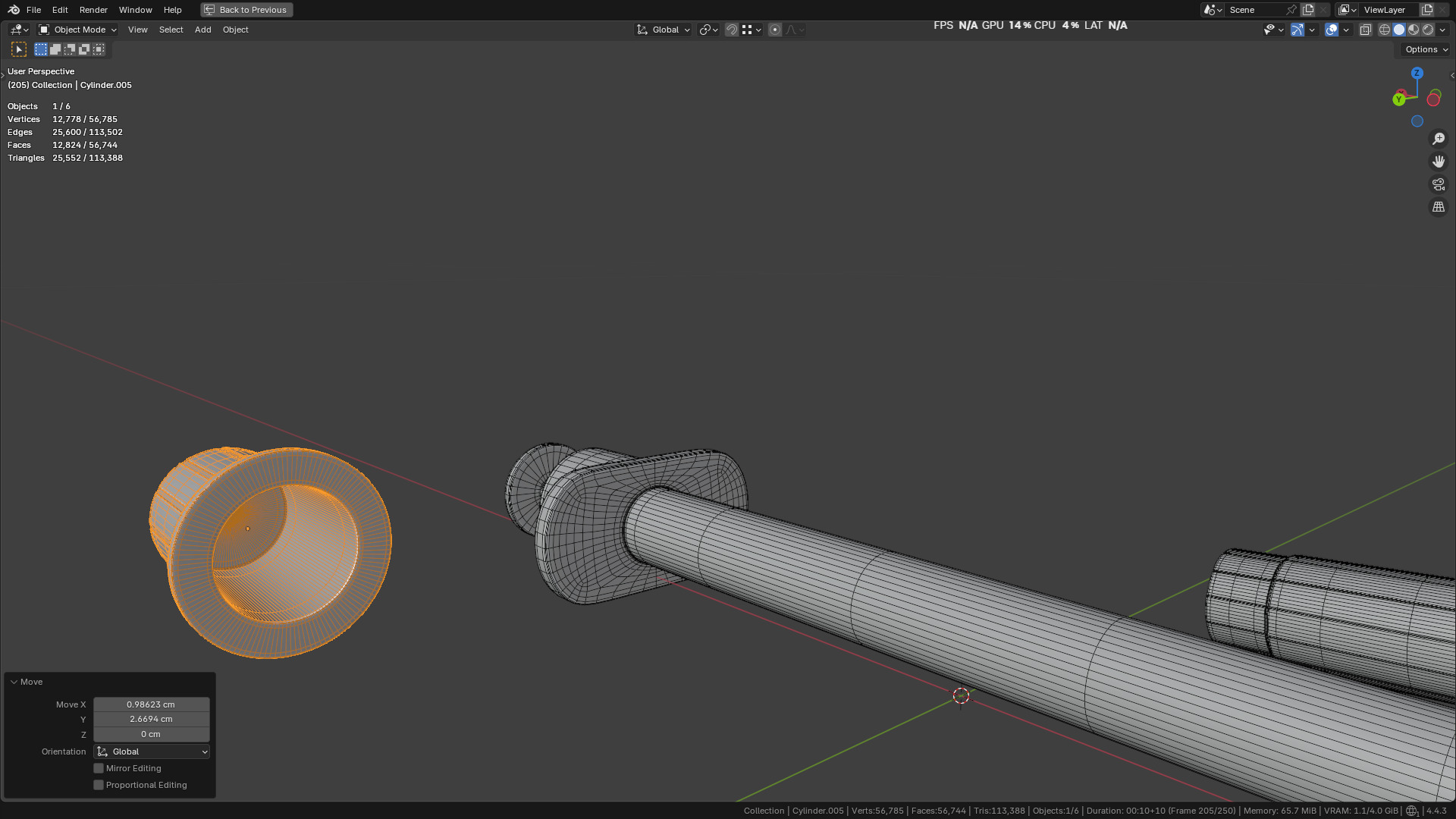 Insulin Syringe 100 mL 3D model_23