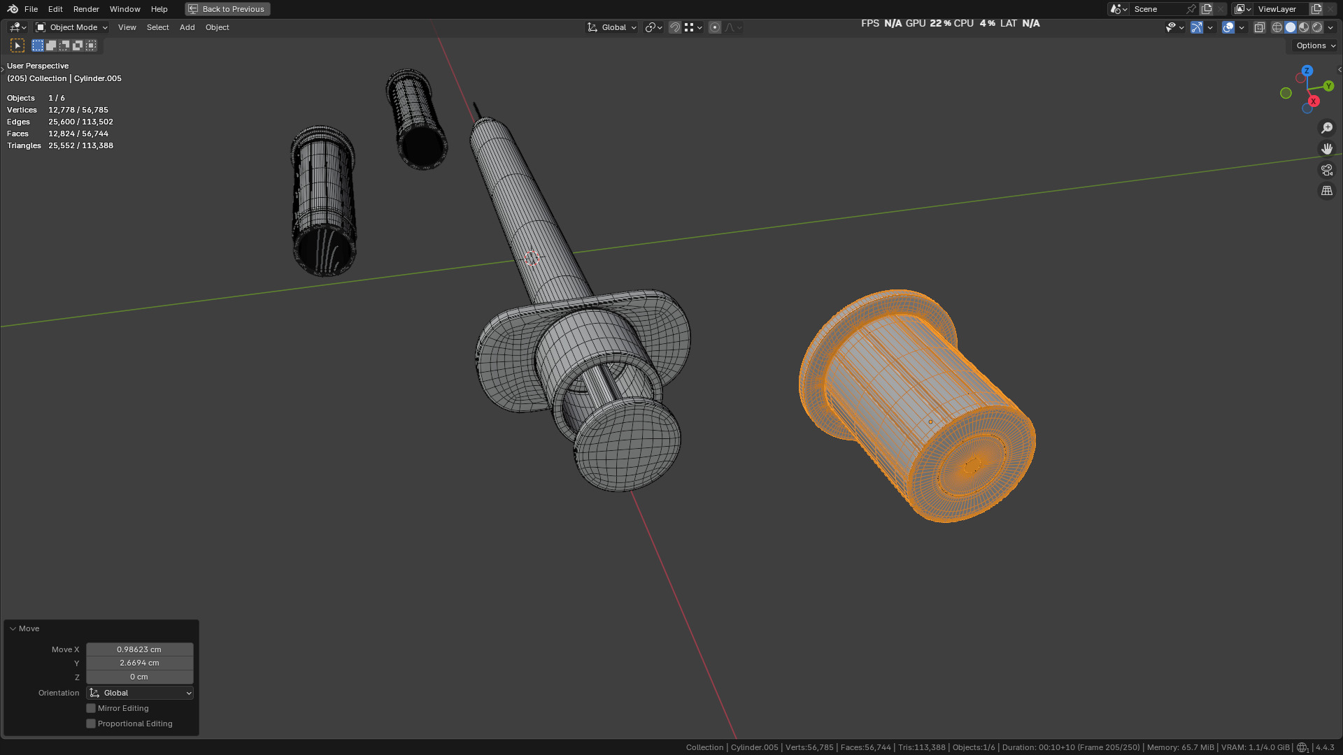 Insulin Syringe 100 mL 3D model_24
