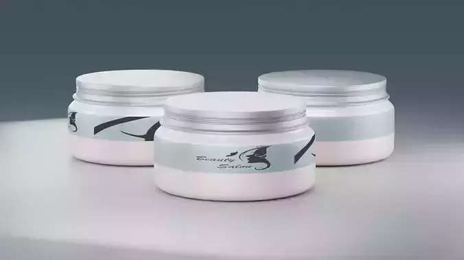Cosmetics Face Cream 3D model Cosmetics Face Cream 3D model
