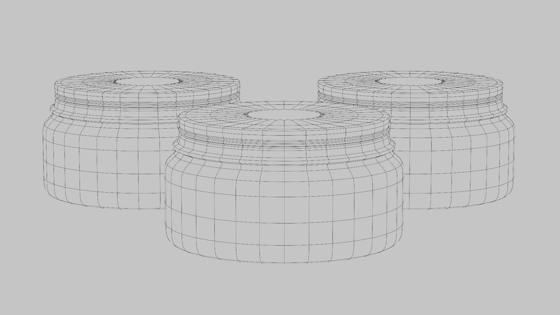 Cosmetics Face Cream 3D model_7