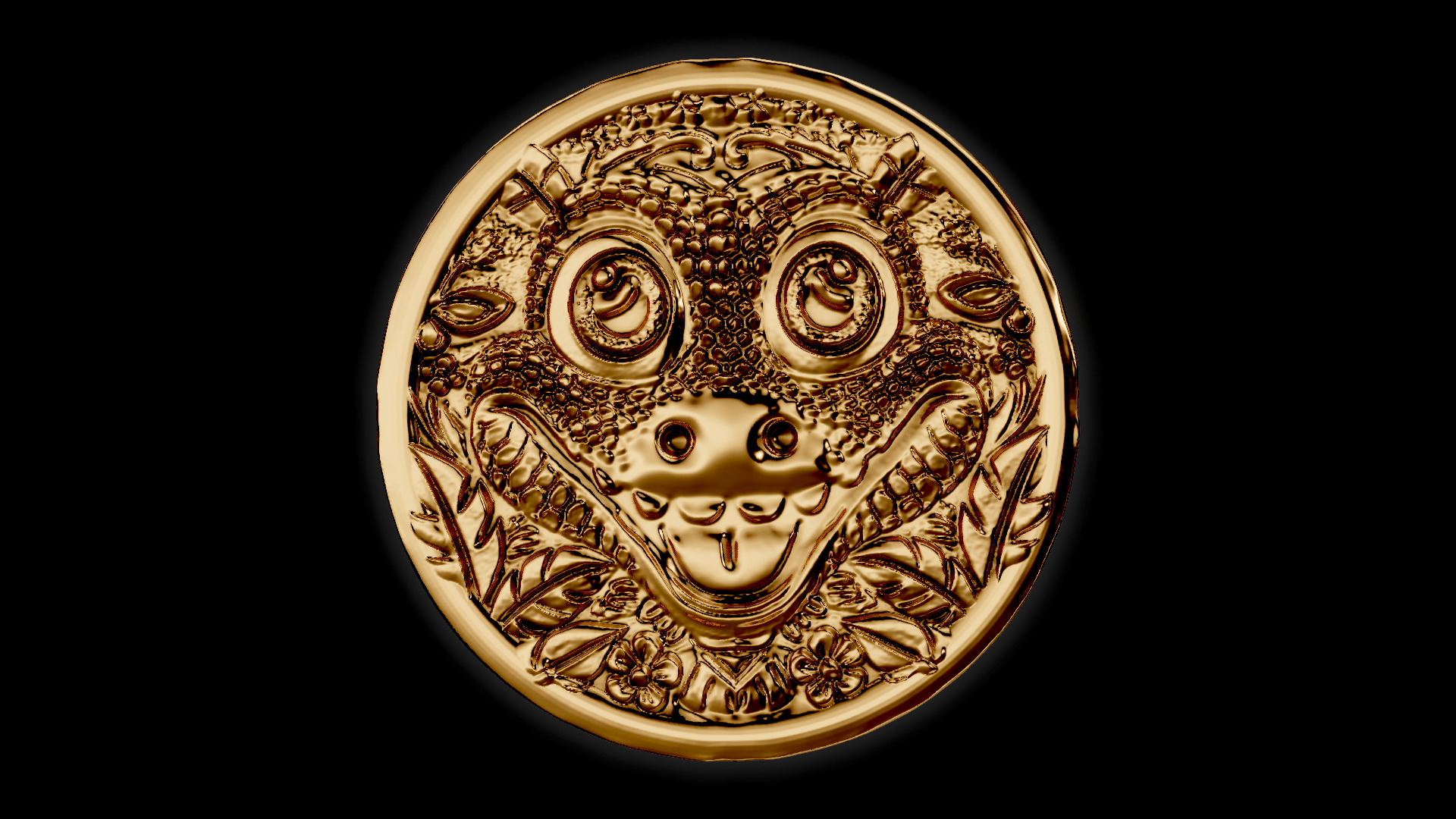 Crocodile Coaster 3D print model_1