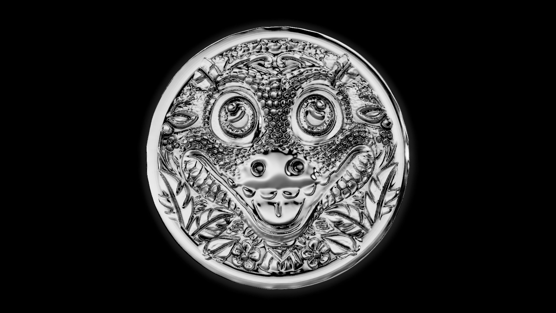 Crocodile Coaster 3D print model_5