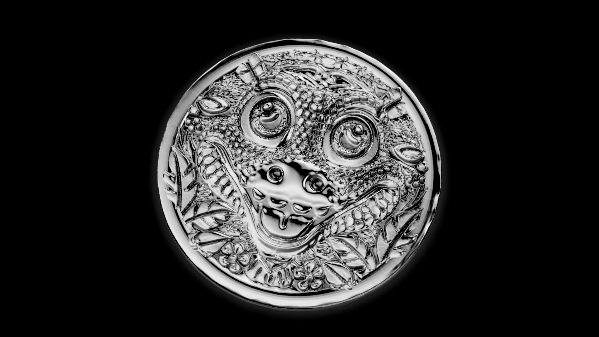 Crocodile Coaster 3D print model_6