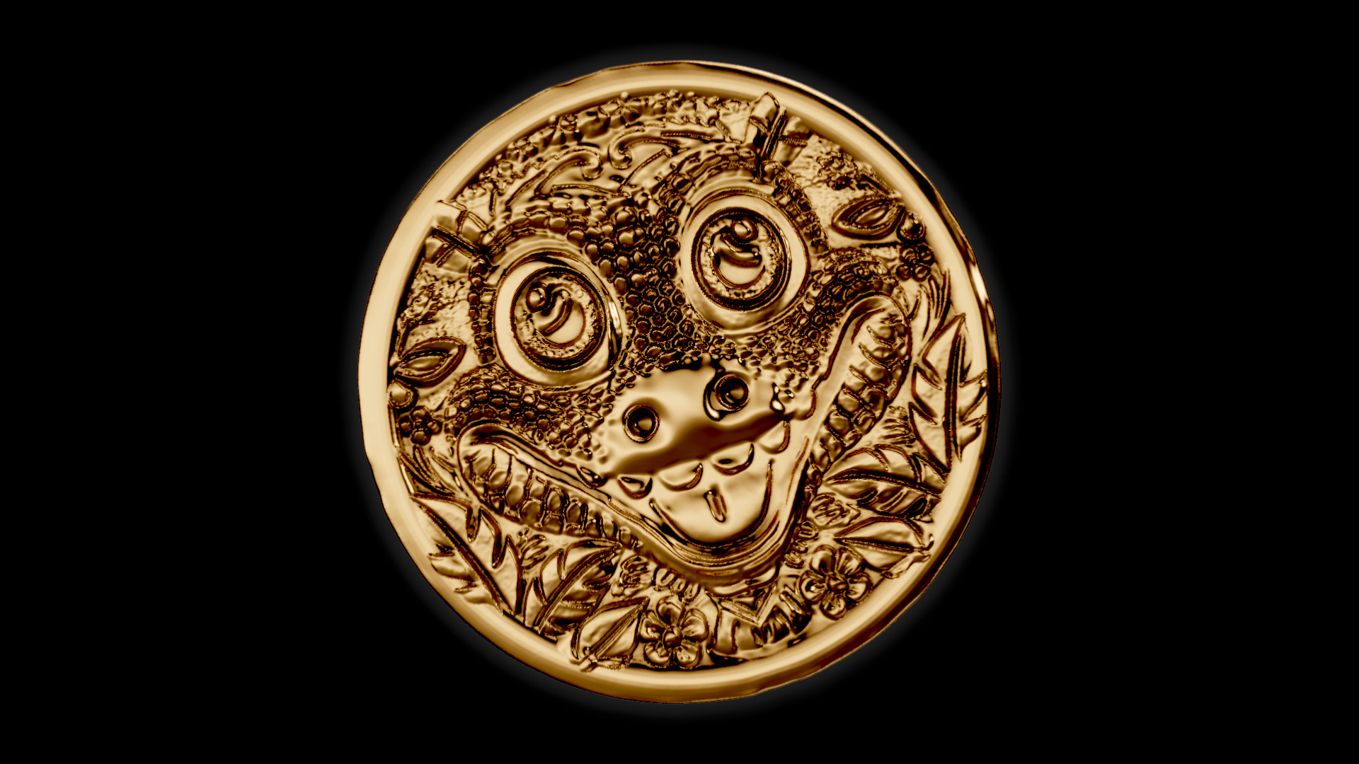 Crocodile Coaster 3D print model_3