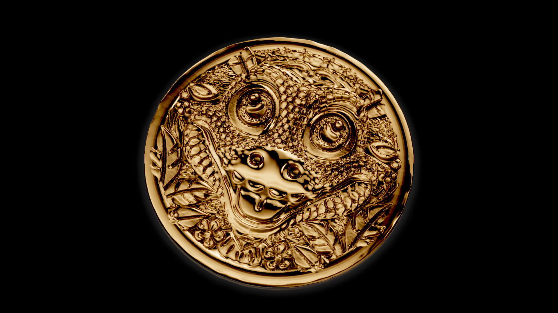 Crocodile Coaster 3D print model_2