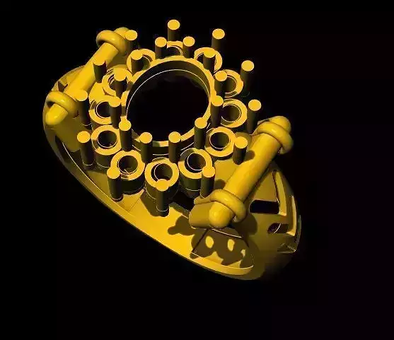 cluster ring 3dm file