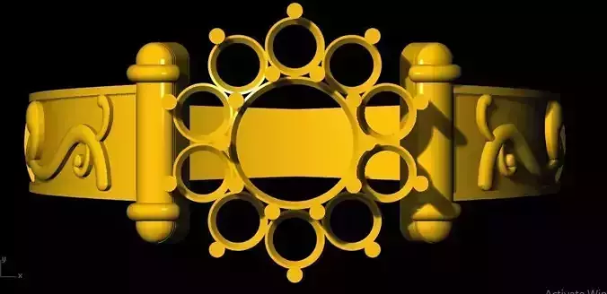 cluster ring 3dm file