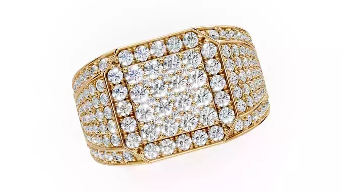 Fancy mens ring - 809