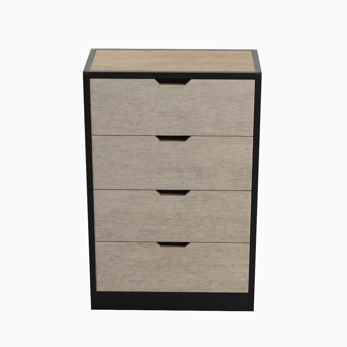 Midtown Youth Chest Drawer 02 Low-poly 3D model_4