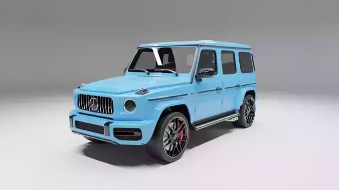 MERCEDES BENZ G WAGON COLOURED BLUE