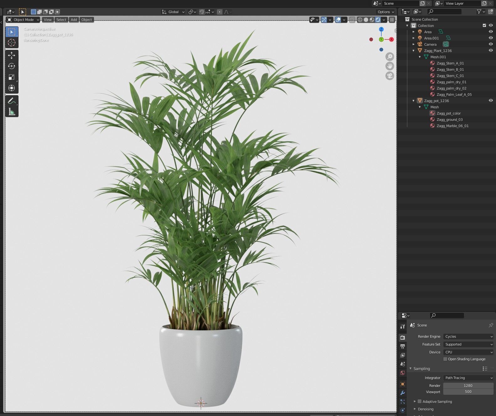 Plant 1236 3D model_6