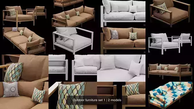 Outdoor furniture set 1