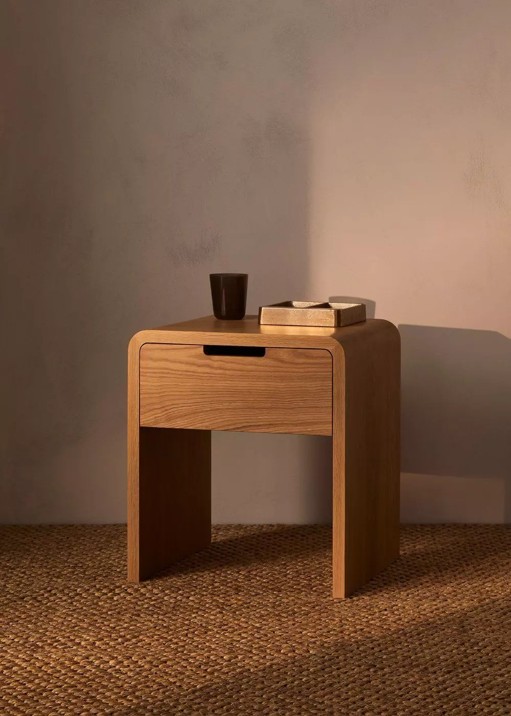  Modern Wooden Side Table 3D Model Free low-poly 3D model_0