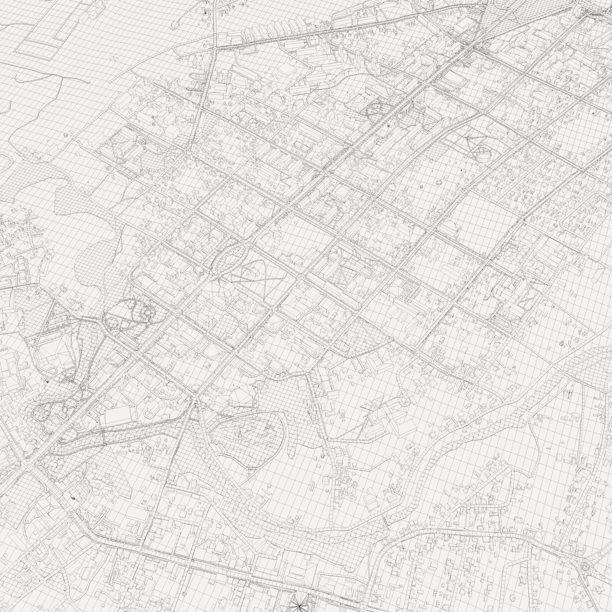 Rezekne City  Latvia 3D model_8