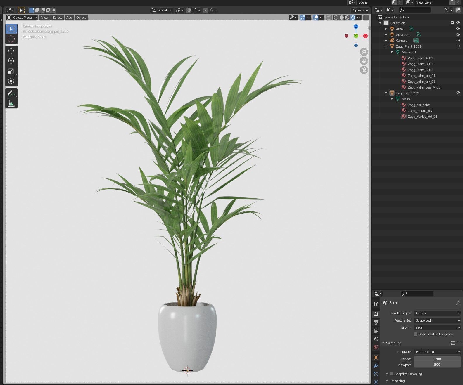Plant 1239 3D model_6