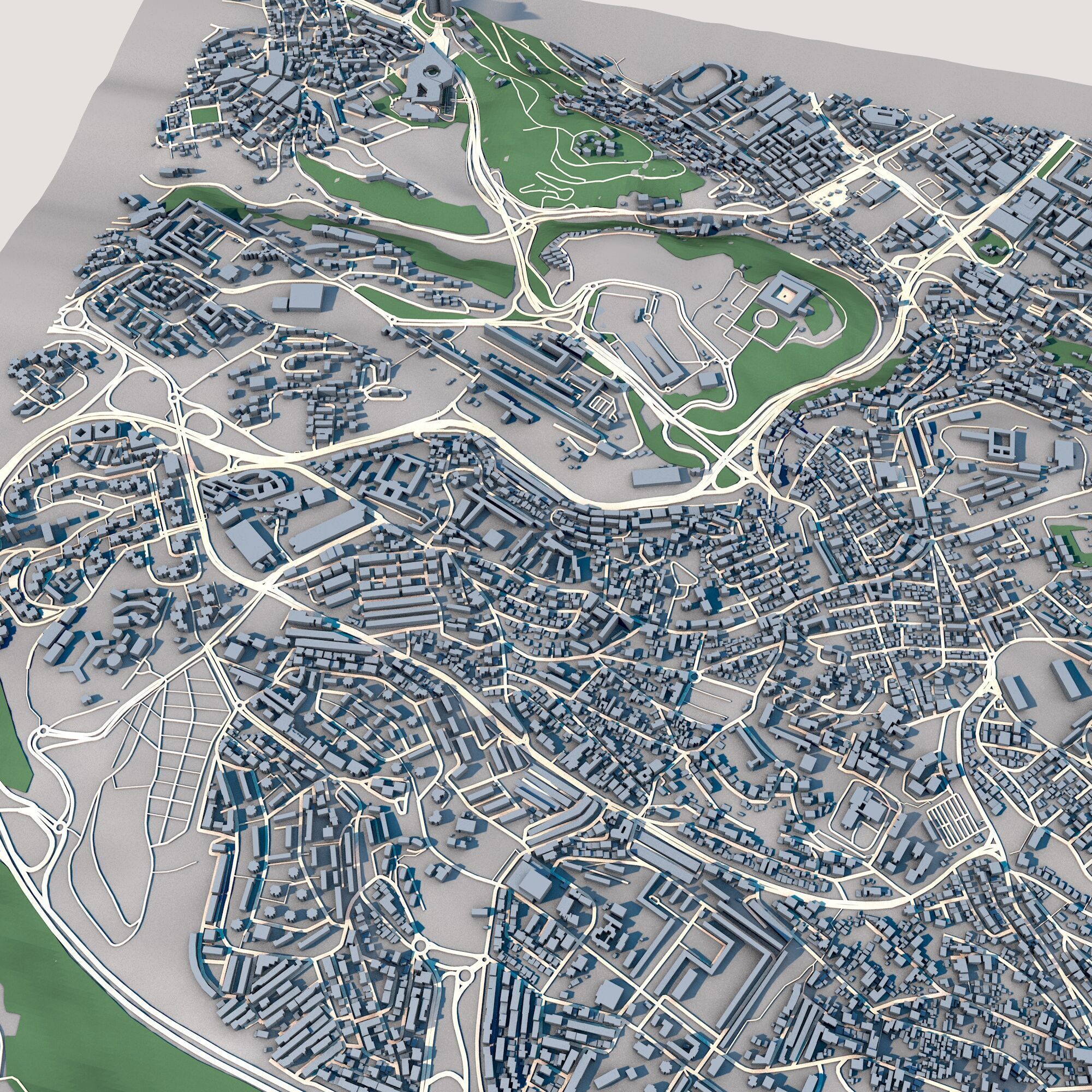 Kouba City Algeria 3D model_4