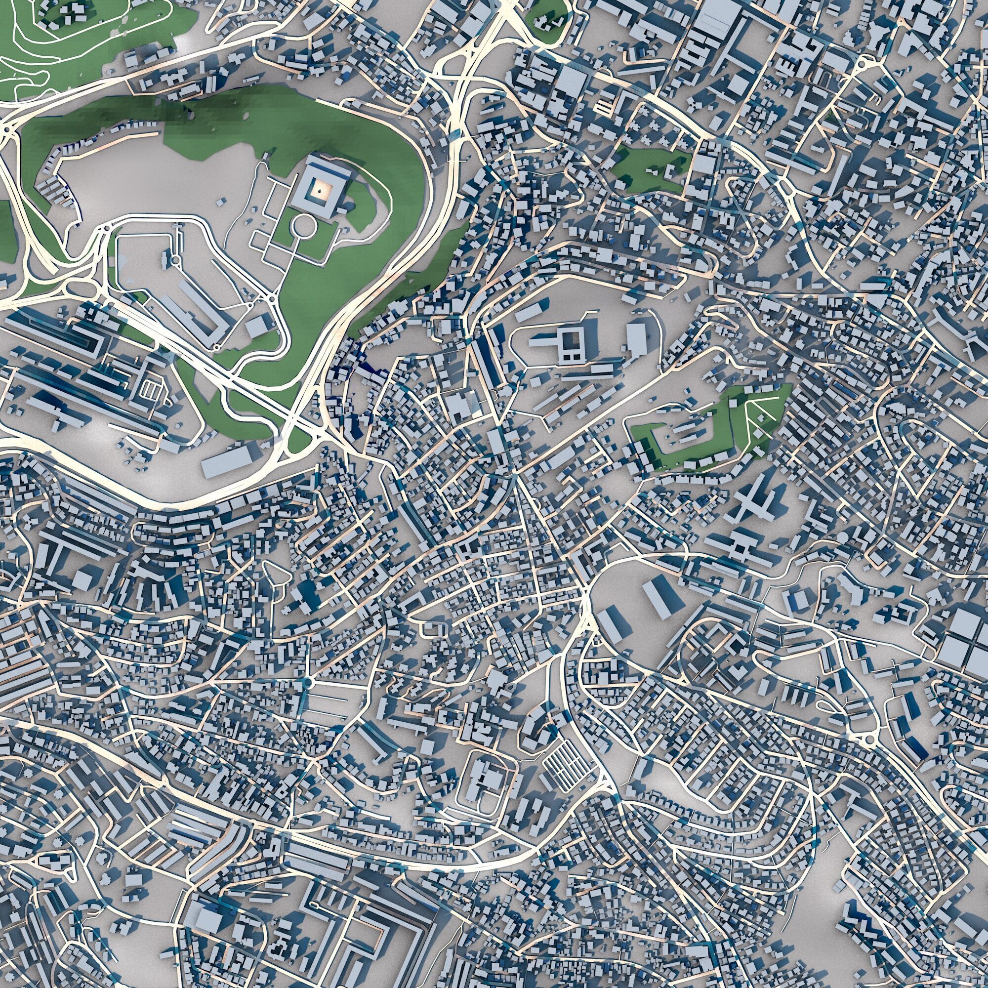 Kouba City Algeria 3D model_3