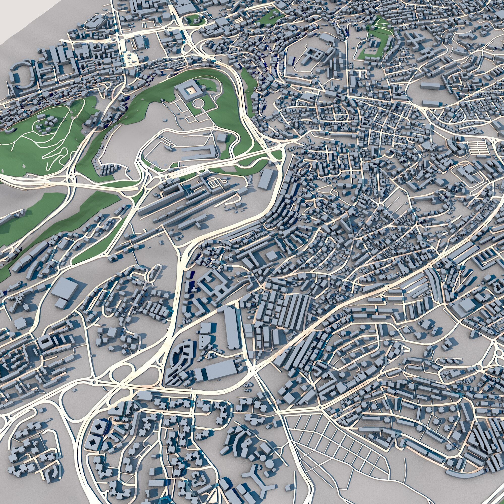 Kouba City Algeria 3D model_5