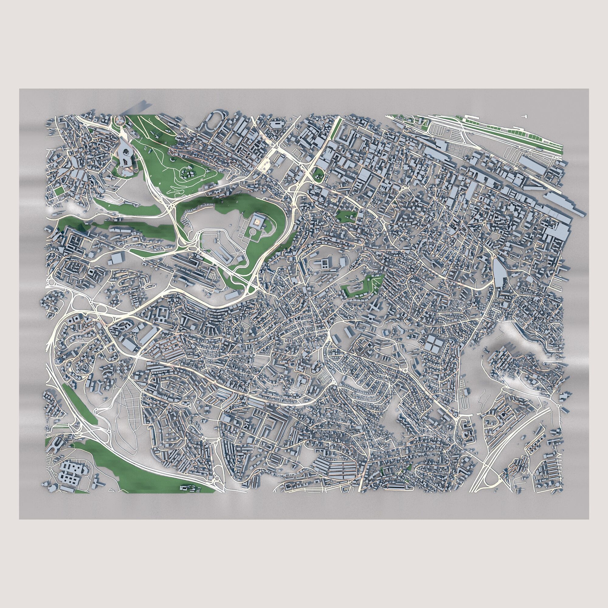 Kouba City Algeria 3D model_2