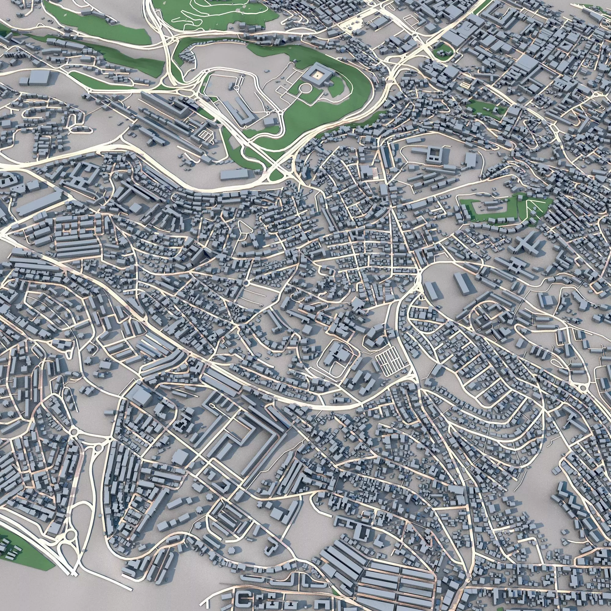 Kouba City Algeria 3D model_0