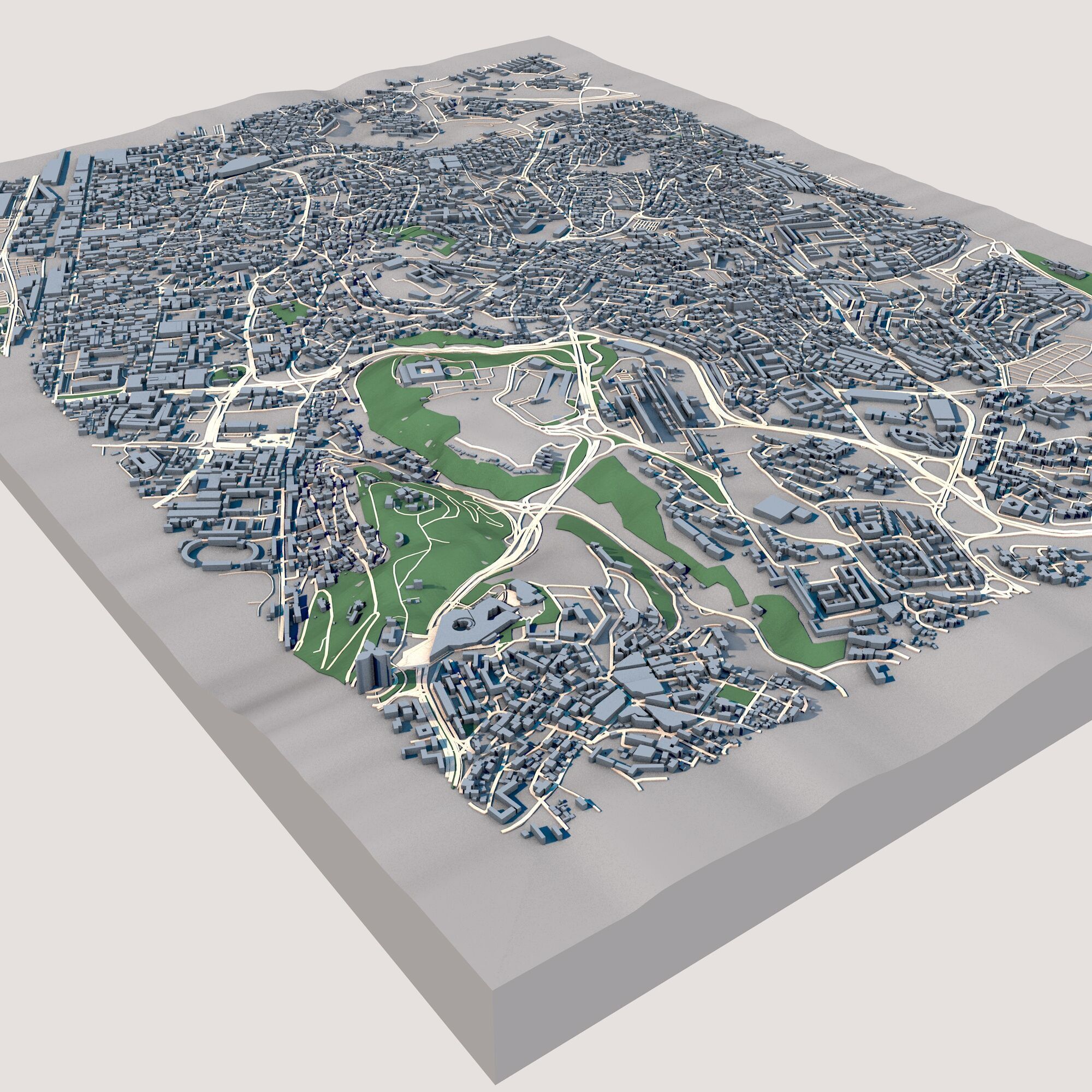Kouba City Algeria 3D model_6