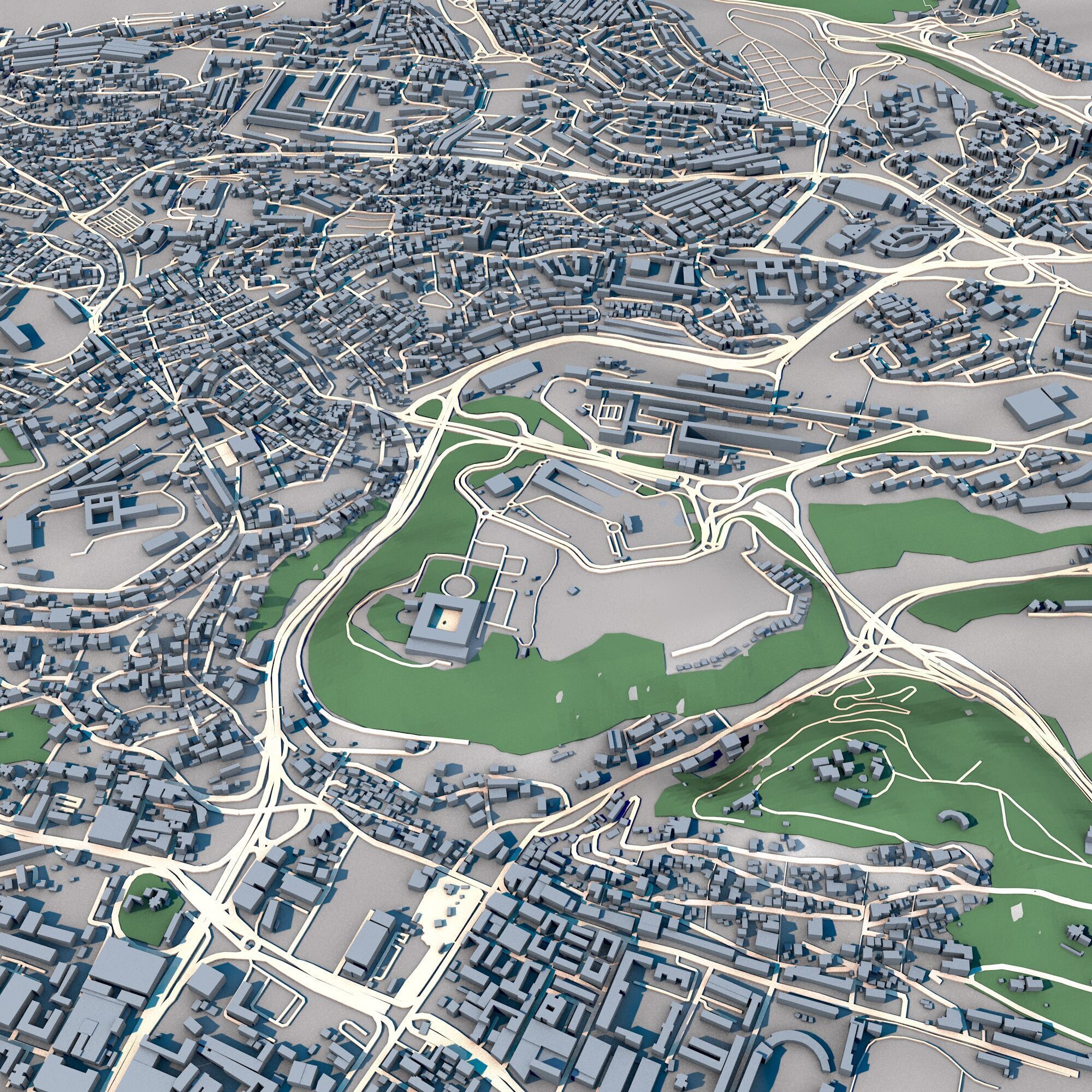 Kouba City Algeria 3D model_7