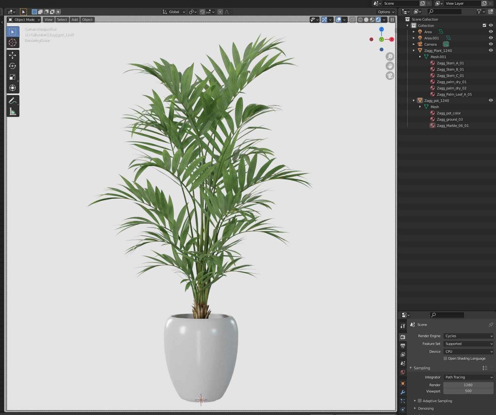 Plant 1240 3D model_6