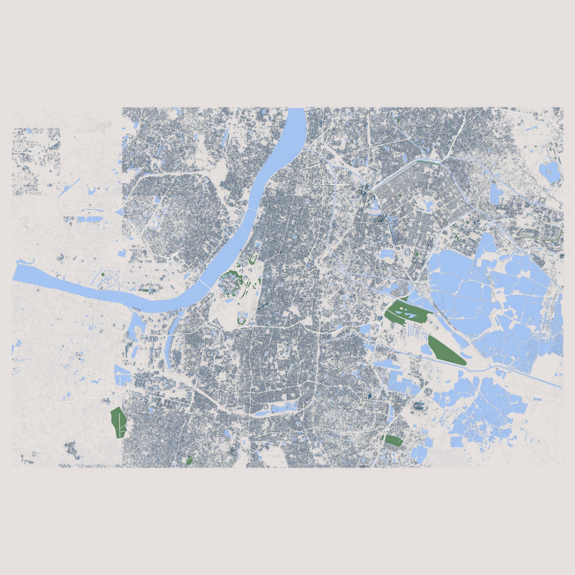 Kolkata City India 3D model_2