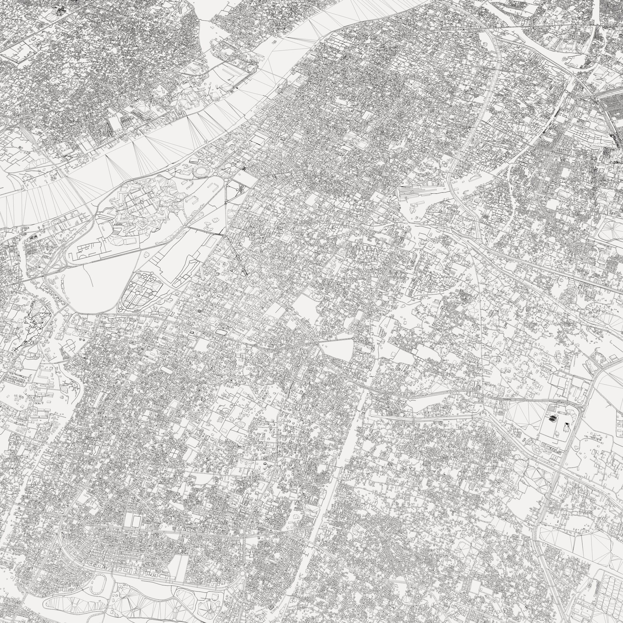 Kolkata City India 3D model_8